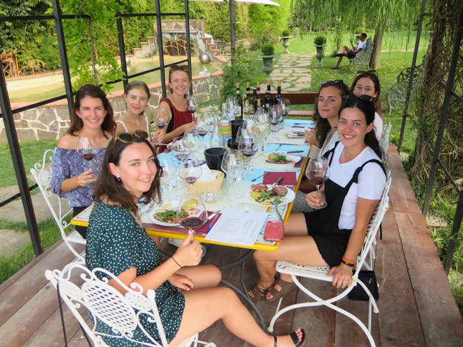 Iconic Italian scooter tour with lunch and wine from Florence