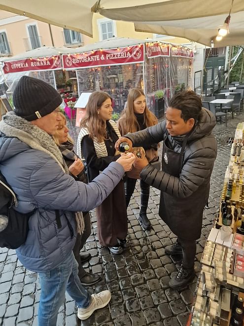 Tour gastrónomico a pie por Trastevere en Roma