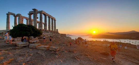 Cape Sounion Temple of Poseidon sunset tour with audio guide