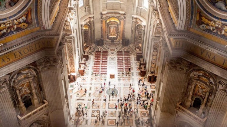 St. Peter's Basilica and Dome Audio Guided Tour with Entrance Tickets