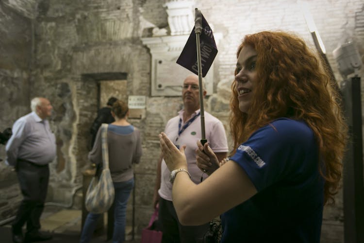 Roman crypts and catacombs guided evening tour