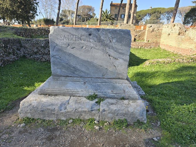 Ostia Antica entry ticket with downloadable audio guide