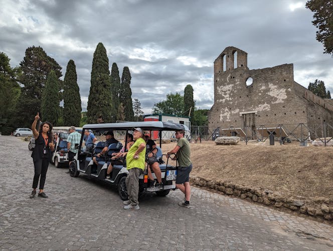 Rome Appian Way Golf Cart Charter Ride with Driver
