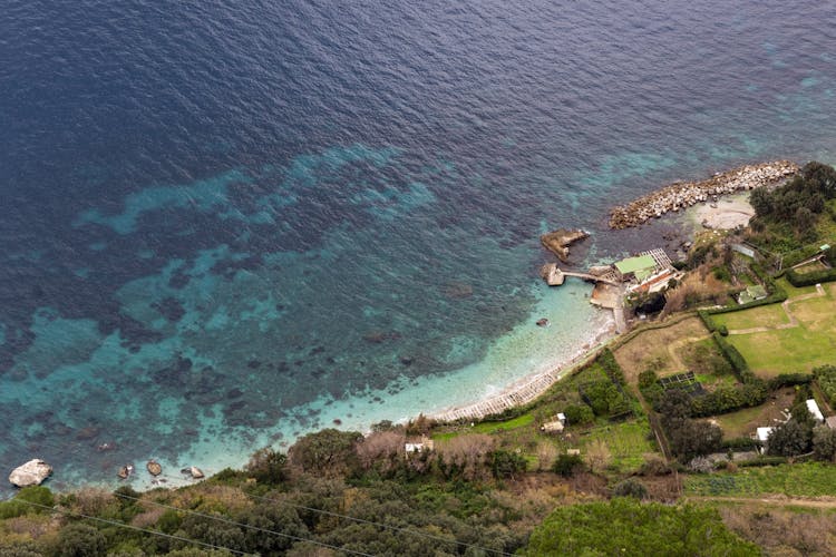 Full-day shared tour of Capri Island and Pompeii ruins from Naples