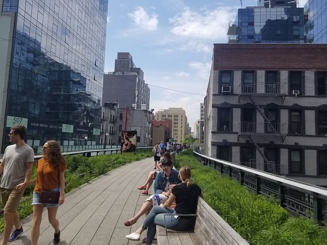New York High Line och Hudson Yards-tur