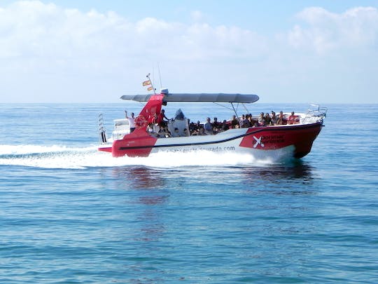 Experiencia en lancha rápida en la Costa Dorada