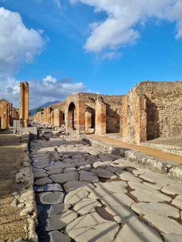 Visita guiada de Roma a Pompeya con vistas panorámicas de Nápoles