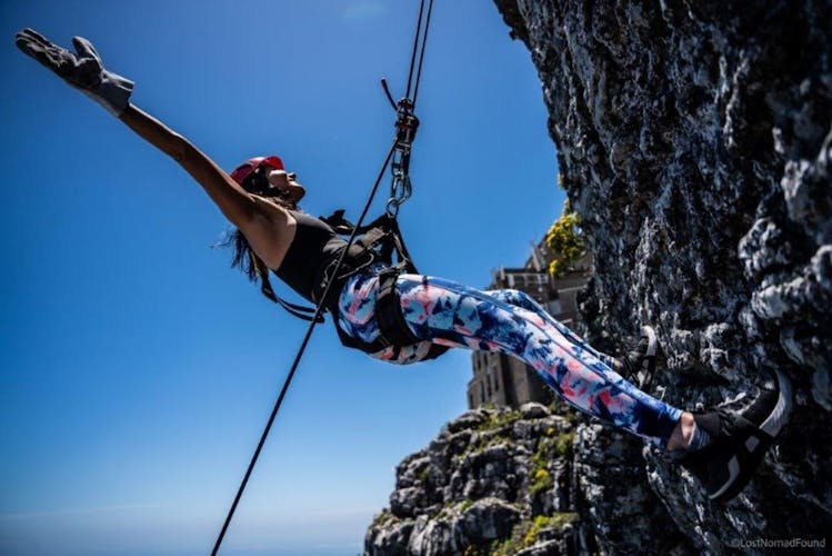 Experiencia de rappel en Table Mountain en Ciudad del Cabo