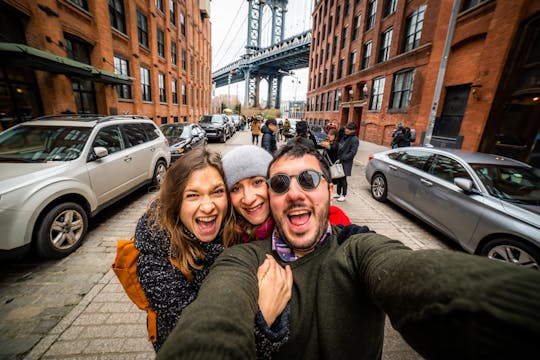 Walking tour of DUMBO with cultural insights and food tasting