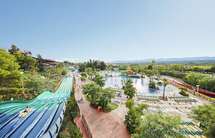 Caribe Aquatic Park by day and PortAventura Park by night 1-day combo