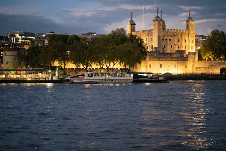 Thames Uber Boat Hop-On Hop-Off 1-Day Pass and Painted Hall Entry