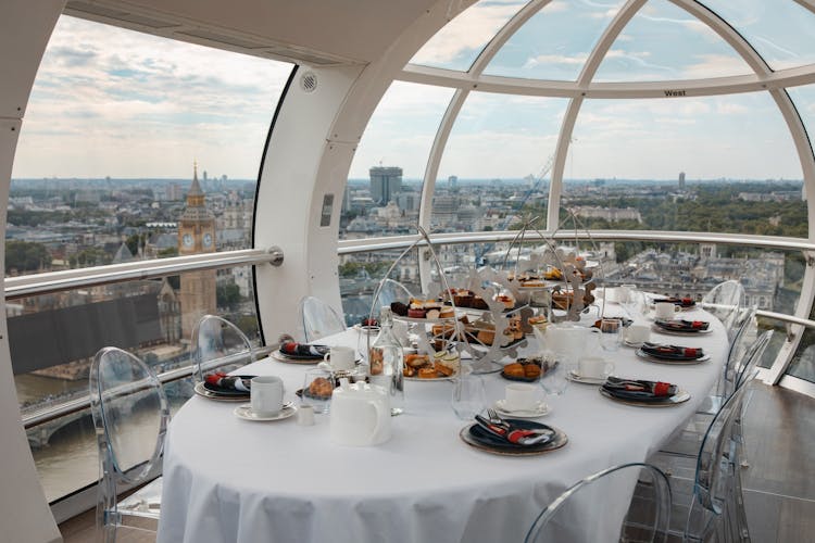 London Eye afternoon tea experience