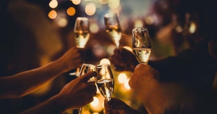 Miami skyline champagne cruise on Biscayne Bay