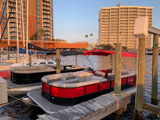 Alquiler de botes Pontoon-Tritoon alrededor de Pensacola Beach