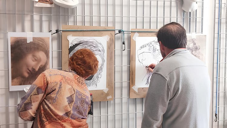 Leonardo da Vinci's Art Techniques Drawing Class