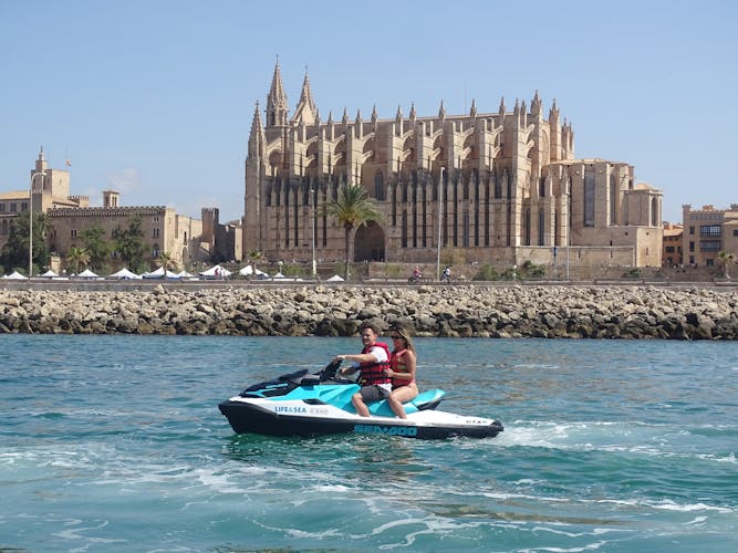 55 minutos de experiencia en moto acuática en Mallorca