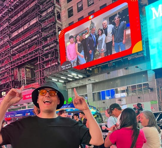 See Yourself on a Times Square Billboard for 24 Hours