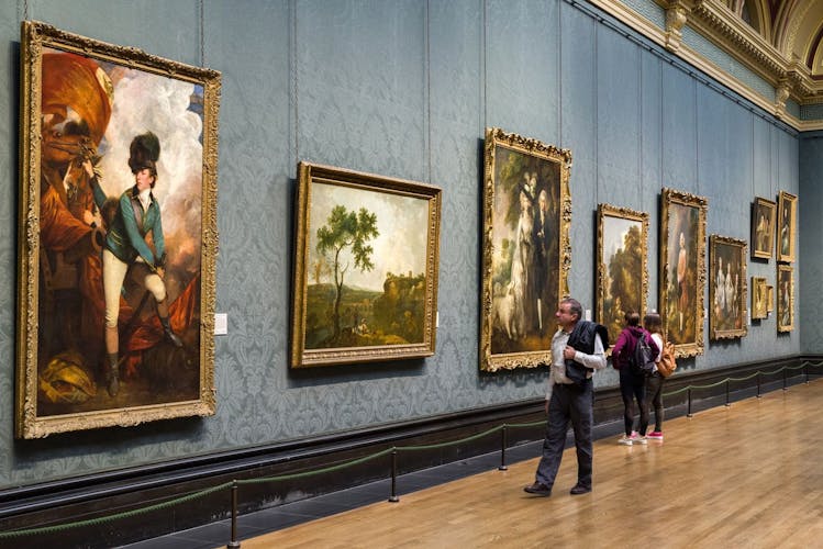 London National Gallery Ticket and Self-Guided Tour in Russian