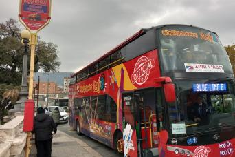 Bus turistico City Sightseeing di Genova