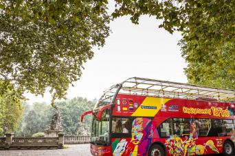 Turin hoppa-på hoppa-av City Sightseeing Busstur