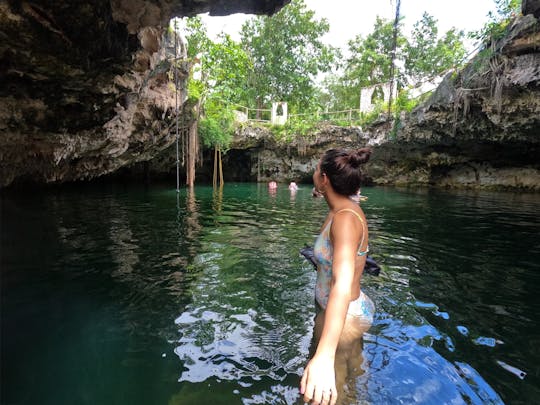 Tour privado a Tulum y Cobá con ruinas mayas y nado en cenote
