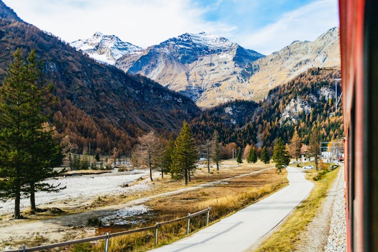 Bernina Red Train and St. Moritz Journey from Milan