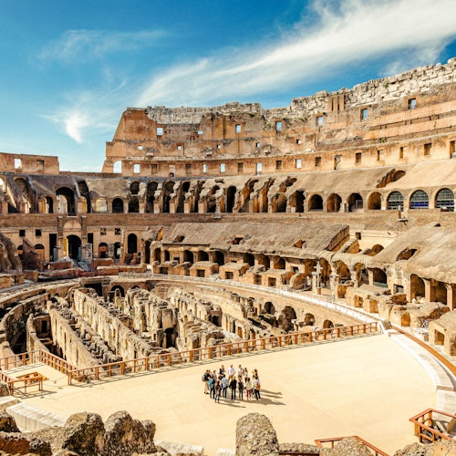 Coliseo, Arena y Foro Romano: Visita guiada en grupo reducido