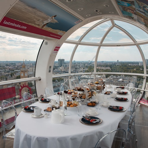 London Eye: Fast Track Ticket + Afternoon Tea Experience + Lounge Access