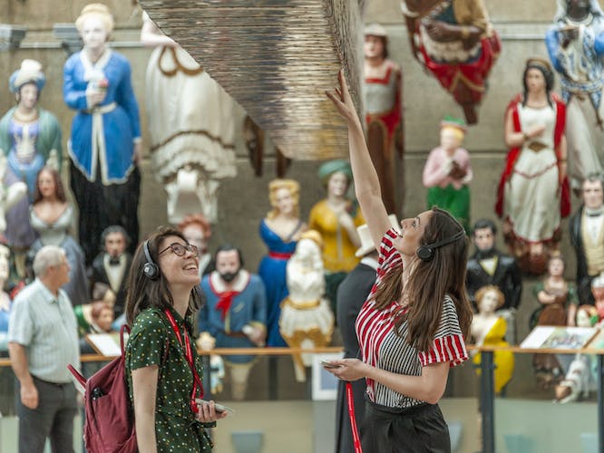 Entrance at the Cutty Sark with afternoon tea