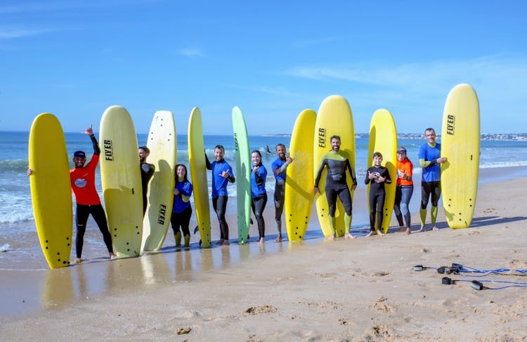 Clase de surf en Albufeira