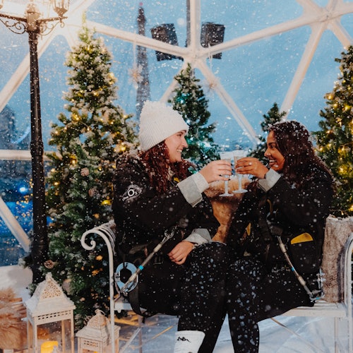 Up at The O2: Snow Globe Climb Guided Experience