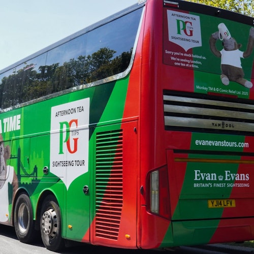 PG Tips Afternoon Tea and Sightseeing Bus Tour