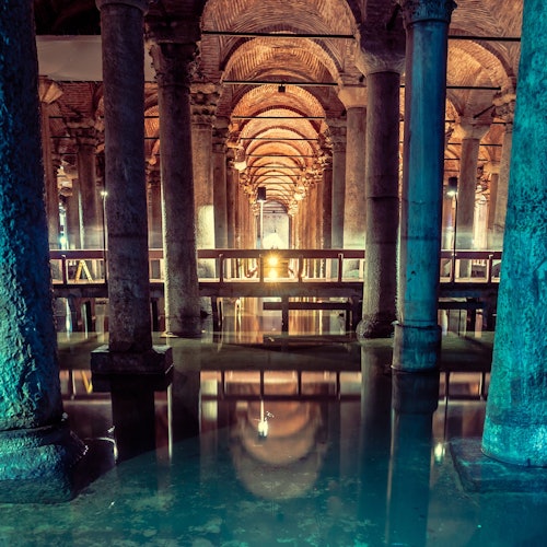 Cisterna Basílica: Entrada sin colas