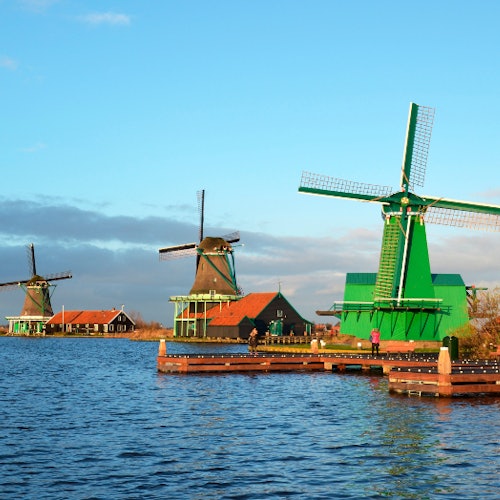 Molinos de Viento de Zaanse Schans: Visita guiada de medio día + Transporte