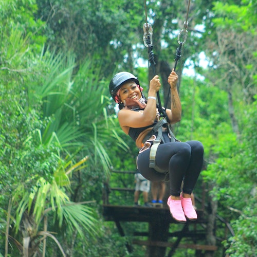 Mayan Jungle Rush: ATV + Tirolinas + Comida + Traslado