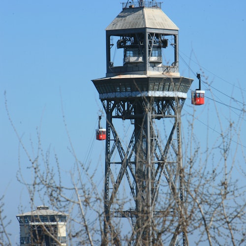 Teleférico de Barcelona: Ida y vuelta desde la playa de la Barceloneta