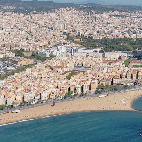 Vuelo en helicóptero por la costa de Barcelona