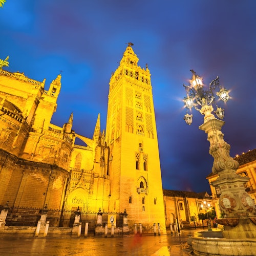 Seville Cathedral: Guided Night Tour with Light & Sound Show