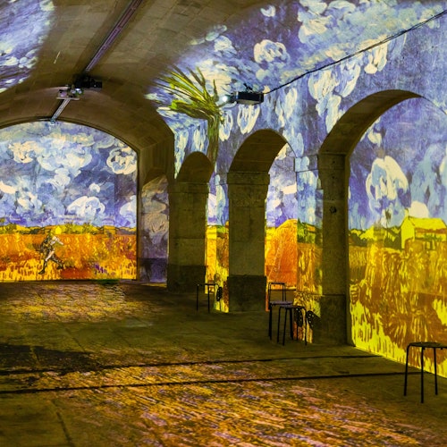 Lisbon: Living Van Gogh Exhibition at Mãe d'Água das Amoreiras Reservoir