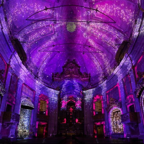 Espectáculo de Luz Spiritus en la iglesia de los Clérigos