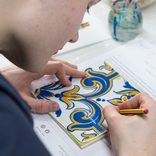 Porto: Tile Painting Workshop + Drink & Snack