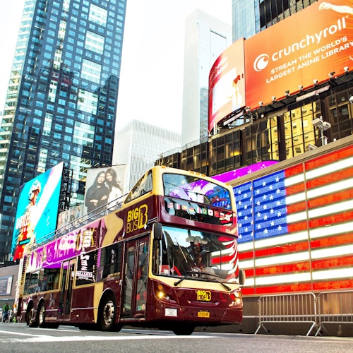 New York: 1-Day Hop-on Hop-off Bus + Empire State Building