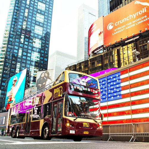 New York: Hop-on Hop-off Bus Tour + Empire State Building Entry + Boat Cruise