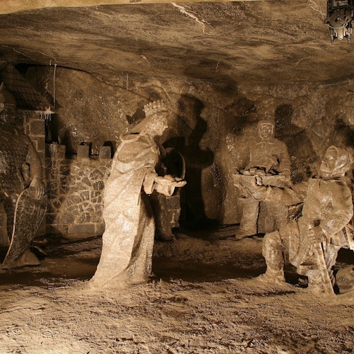 Mina de Sal de Wieliczka: Entrada rápida + Visita guiada + Transporte desde Cracovia