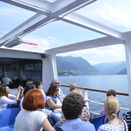 Lago Como, Lugano y Bellagio: Excursión de un día desde Milán + Crucero Privado en Barco