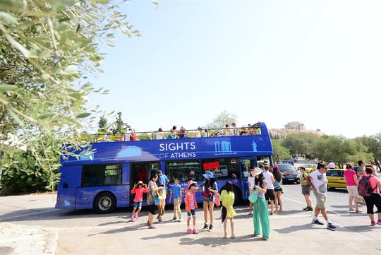 Recorrido en autobús turístico por Atenas y entradas a la Acrópolis y al Museo de la Acrópolis