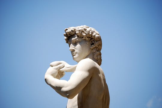 Ticket entrance to Galleria dell'Accademia and open bus Florence tour