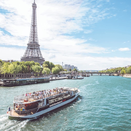 Río Sena: Paseo turístico en barco eléctrico + Acceso rápido
