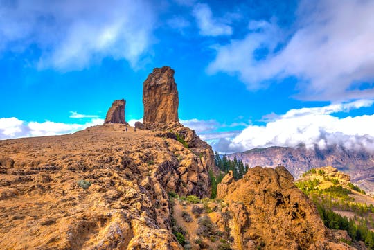 From Las Palmas: Guided tour of the Bandama Caldera and Roque Nublo
