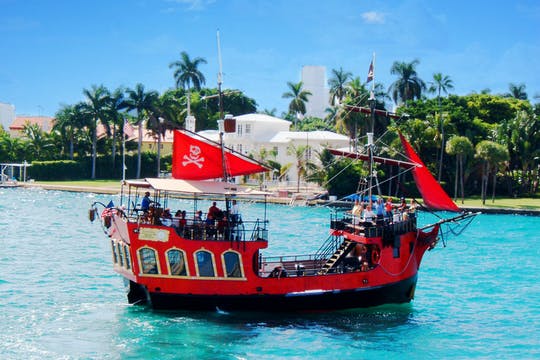 Pirate adventure on a sightseeing boat tour in Miami